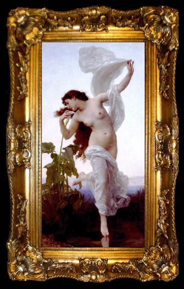 framed  William-Adolphe Bouguereau Dawn, ta009-2